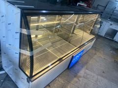 Kebap & Meze Teşhir Dolabı - Beyaz Çıta