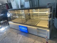 Kebap & Meze Teşhir Dolabı - Beyaz Çıta