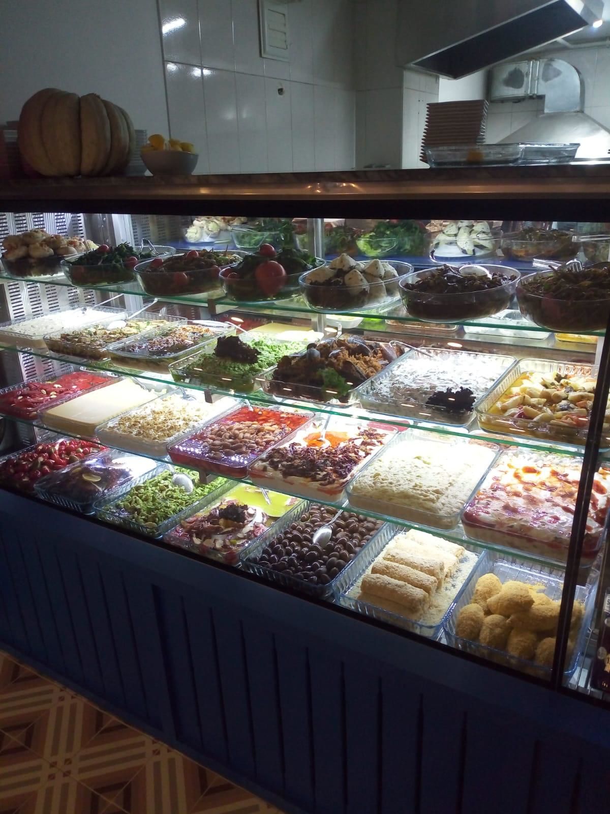 Meze Teşhir Dolabı - Mavi Lake