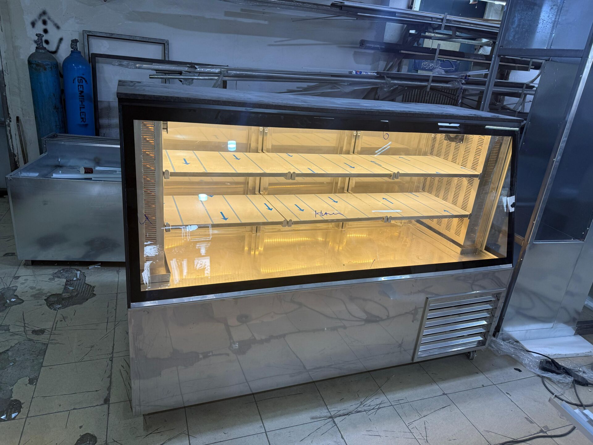 Meze Teşhir Dolabı - Paslanmaz Model