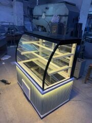 Pasta Dolabı Bombe Camlı - Su Yeşili Model