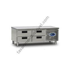 Dampak Cihaz Altı 4 Çekmeceli Buzdolabı 150x70x60 22CBF0S-70.4C