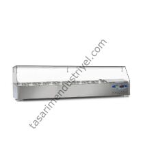 Dampak Soğutmalı Set Üstü Saladbar 10 Küvetli 22SBS10-20
