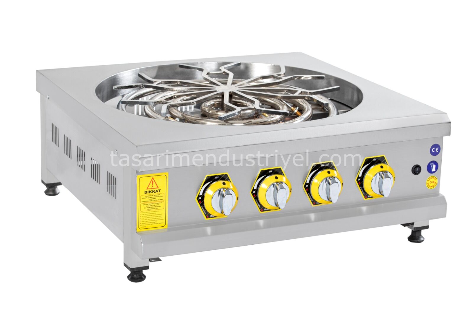 İnoxmaster Set Üstü Motorlu Börek Ocağı Ce Belgeli Gaz/lpg İMR-BROG-1