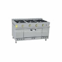 İnoxmaster 3 Lü Kuzine Gazlı 150X60X85 cm İMR-KOG-1560