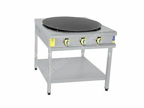 İNOXMASTER Gözleme Ocağı Taban Raflı Gazlı/Lpg İMR-TBGZOG-90