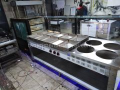 Benmari - Çorba Tezgahı & Pasta Dolabı Seti - Beyaz Lake Model