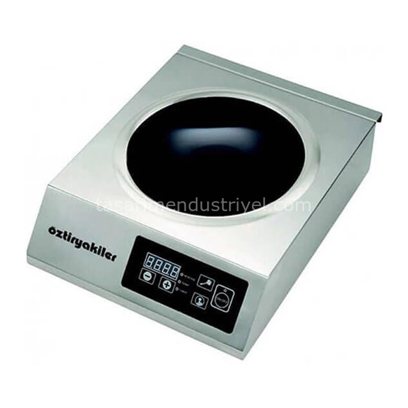 Öztiryakiler BT350 KT Set Üstü İndüksiyon Wok Ocak, 500-3500 W, 9865.BT350.KCT1